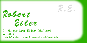 robert eiler business card